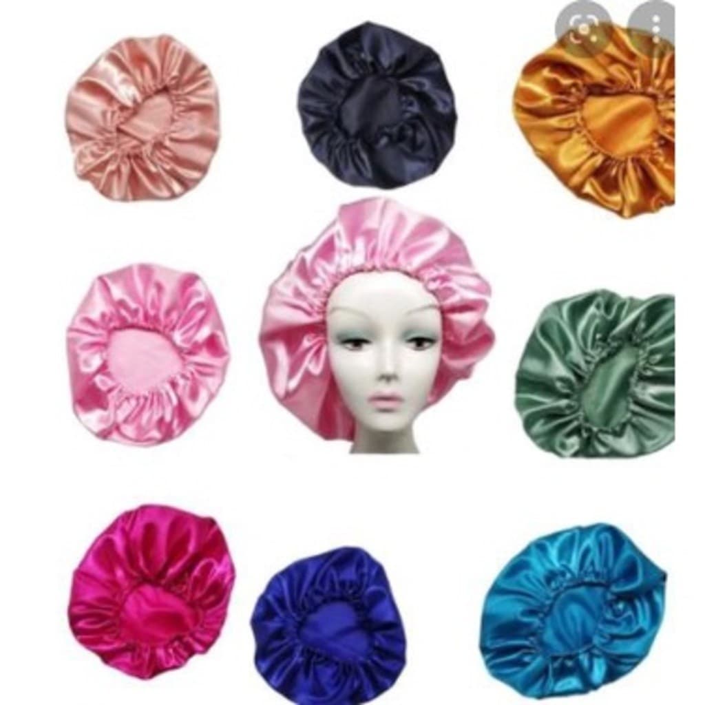 Kit com 6/12/24/36 Unidades Toucas de Cetim Antifrizz Touca de Banho de Cetim Touca de Banho de Cetim