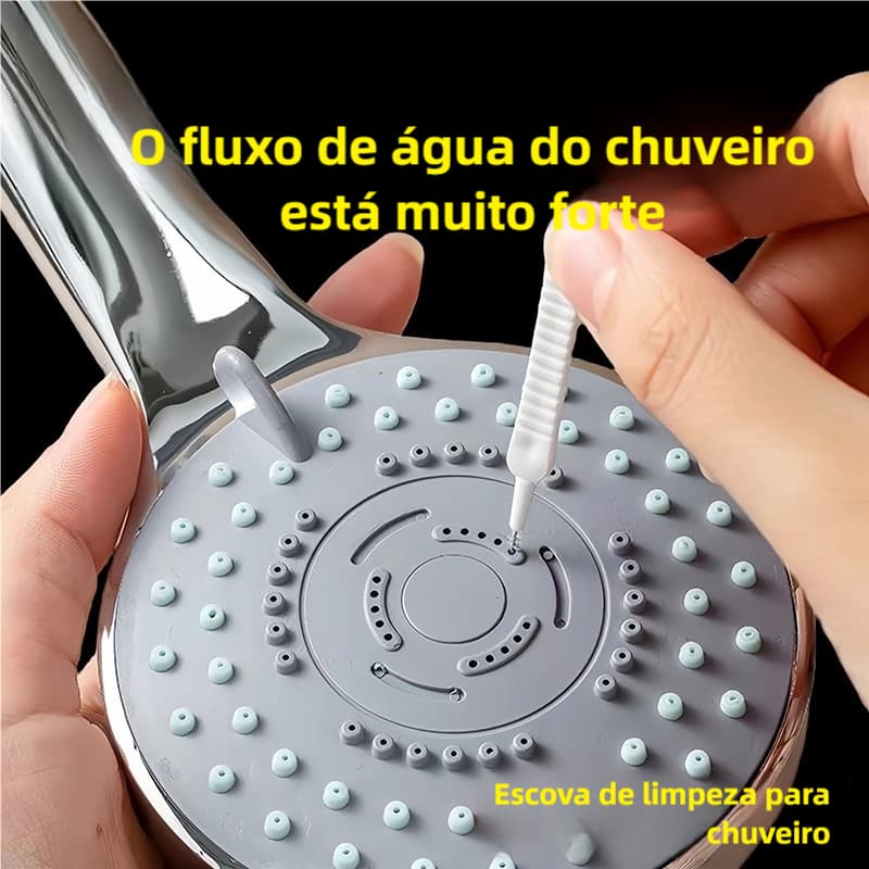 Kit 30 Escova Desentope Chuveiro Mini Limpador Celular Multifuncional
