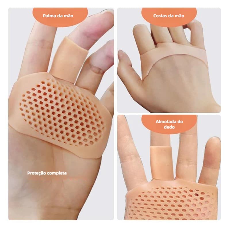 Par Palmilha e Meia Ortopédica Gel Silicone Esporão Macio