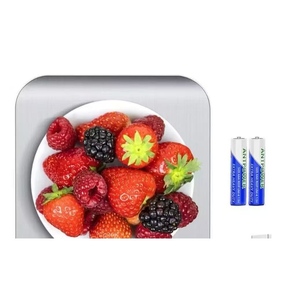 Balança de Cozinha Digital Multifuncional 5kg Aço Inoxidável Display Eletrônica Medição de Alimentos