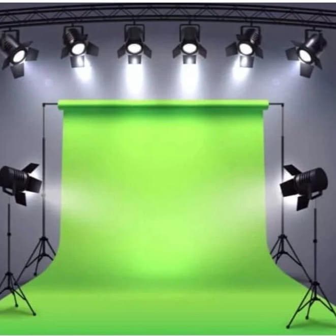 Tecido Chroma Key Fundo verde Infinito (3 mt X 1,80mts) youtuber fundo fotográfico