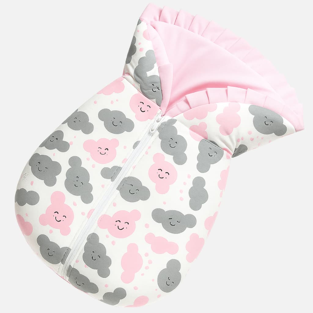 Saco De Dormir Bebê Inverno Frio Algodão Acolchoado Com Zíper