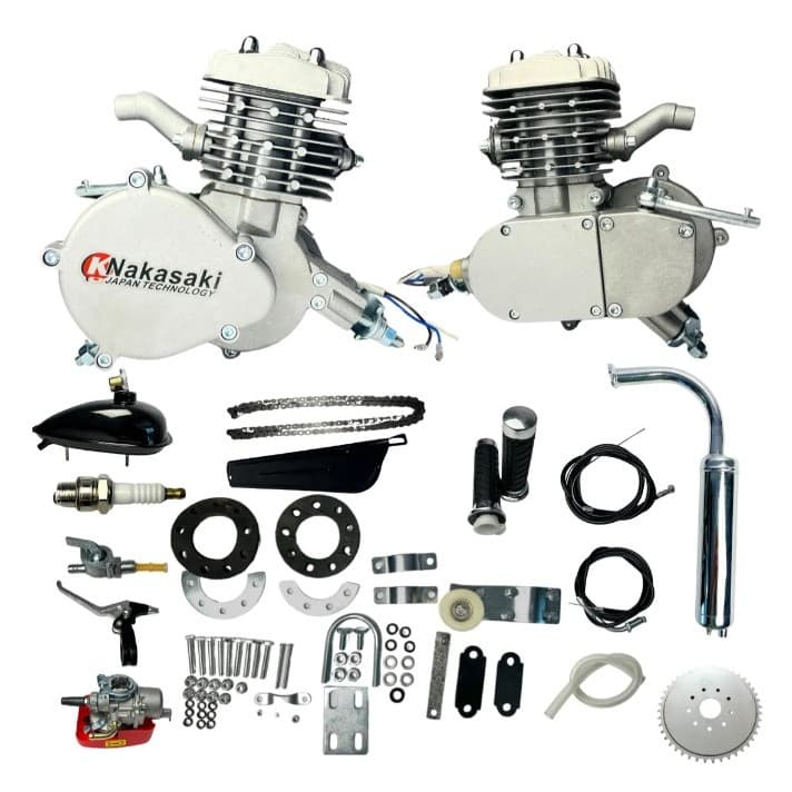 Kit Completo Motor Para Bike 80 Cilindradas Bicicleta Motorizada