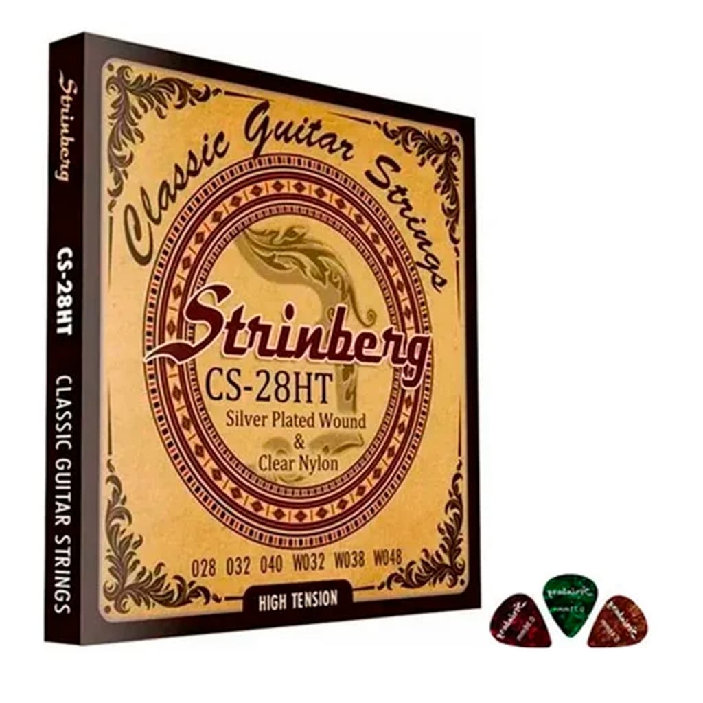 Encordoamento  Strinberg P/ Violão Nylon Cs28ht