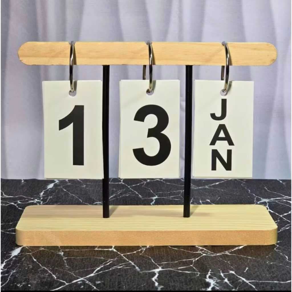 Calendário de Mesa Permanente Decorativo -Envio Imediato