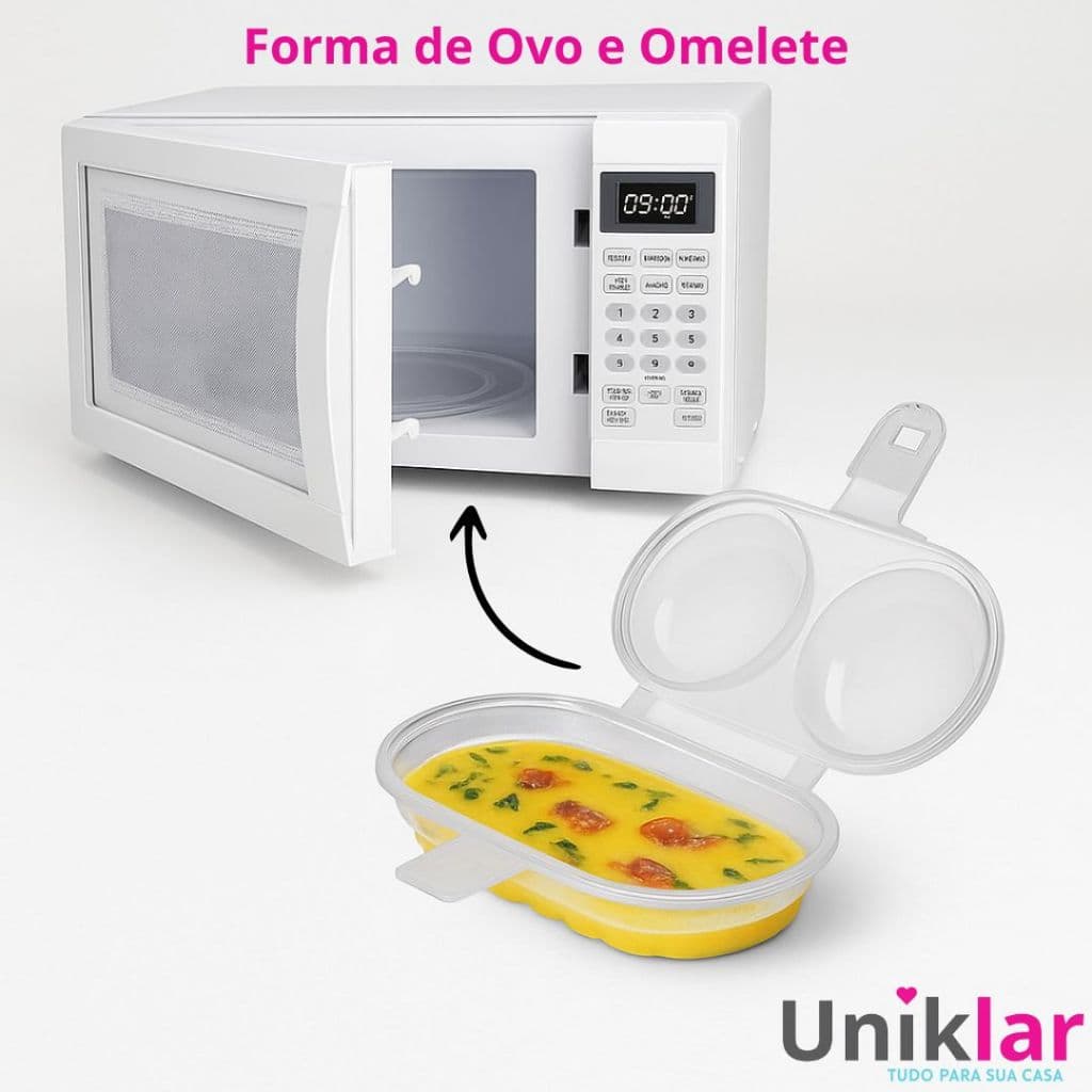 Omeleteira Para Micro-ondas Nitron Forma Para Ovo E Omelete Bpa Free