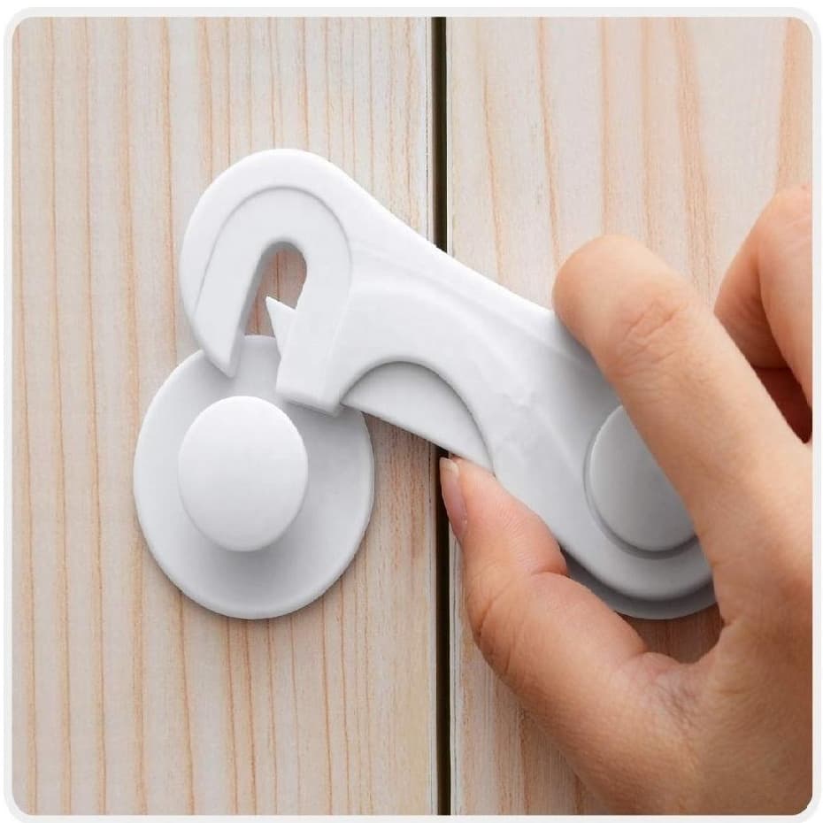 Kit 10 Trava Gaveta Armario Seguranca Bebe