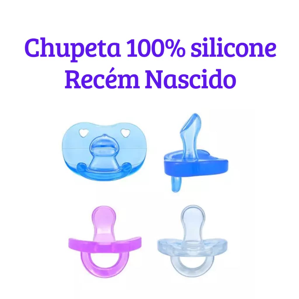 Chupeta Recém Nascido Comfort 100% silicone de 0 à 6 meses (0127)