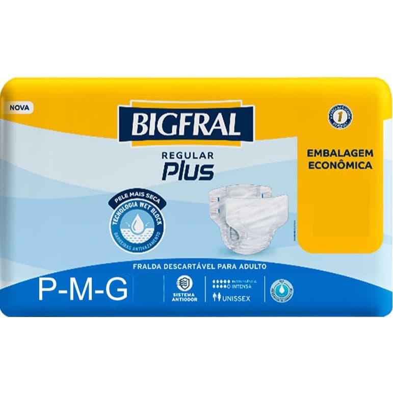BIGFRAL PLUS ECONOMICA TAMANHO P-M-G-XG UNIDADES A ESCOLHA