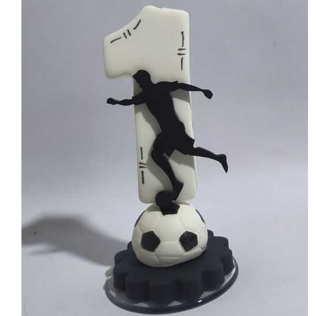 Vela Futebol branco – Para Comemorações Cheias de Estilo!