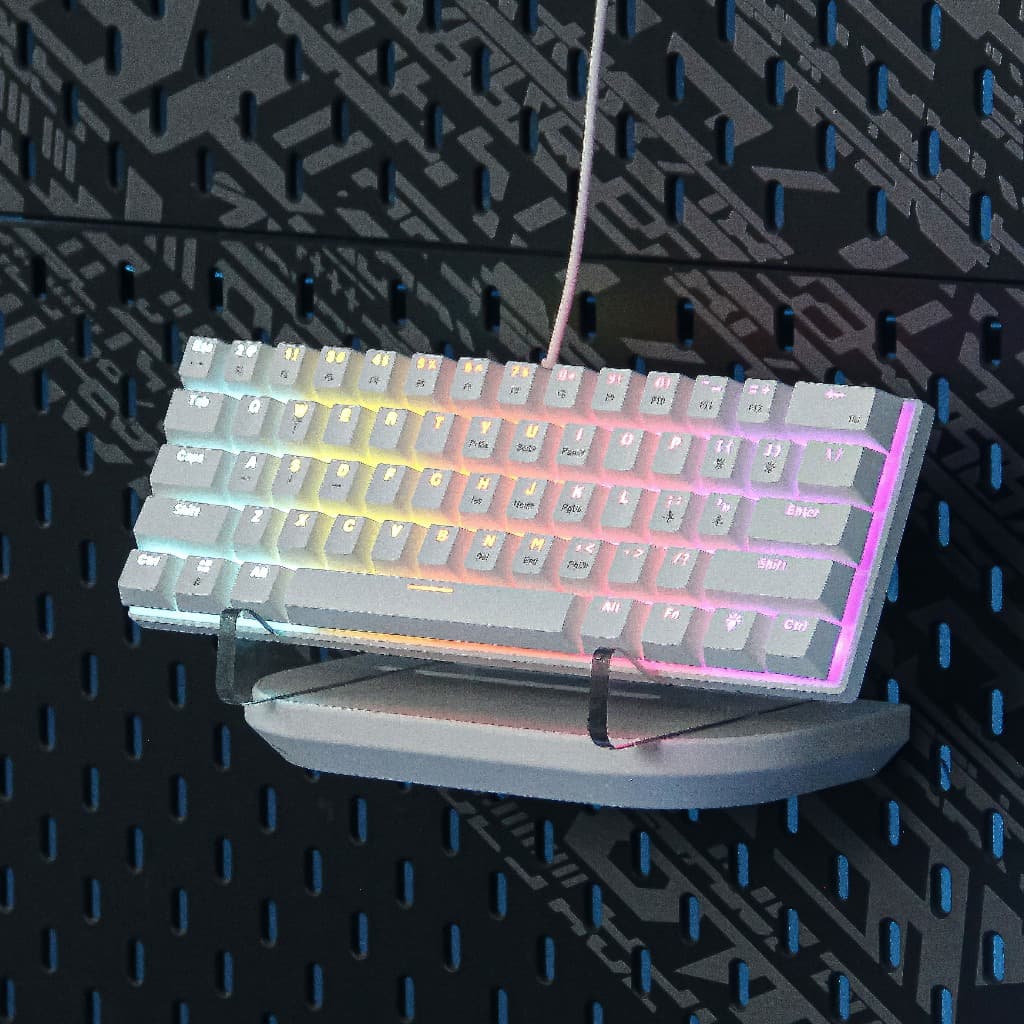 Teclado Mecânico Gamer 60% com Switch Azul e RGB