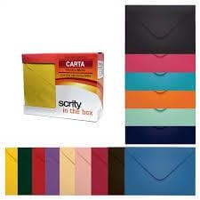 Envelope Visita( Tamanho Cartao de Visita) Liso Color Plus Colorido 80g 72x108mm C/ 10 unidades