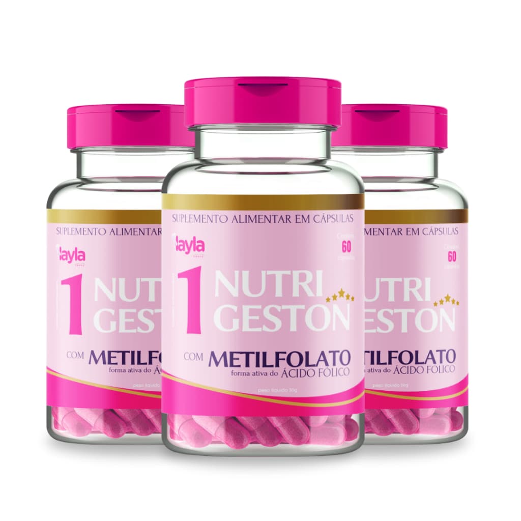 Nutrigeston 1 - Leve para 3 Meses - Vitaminas para Engravidar
