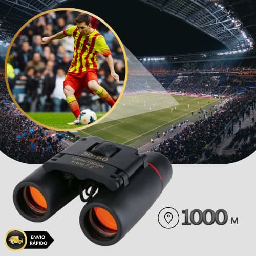 Binóculo Profissional 30x60 com Zoom Alcance 1000m Compacto para Viagem, Caça e Pesca