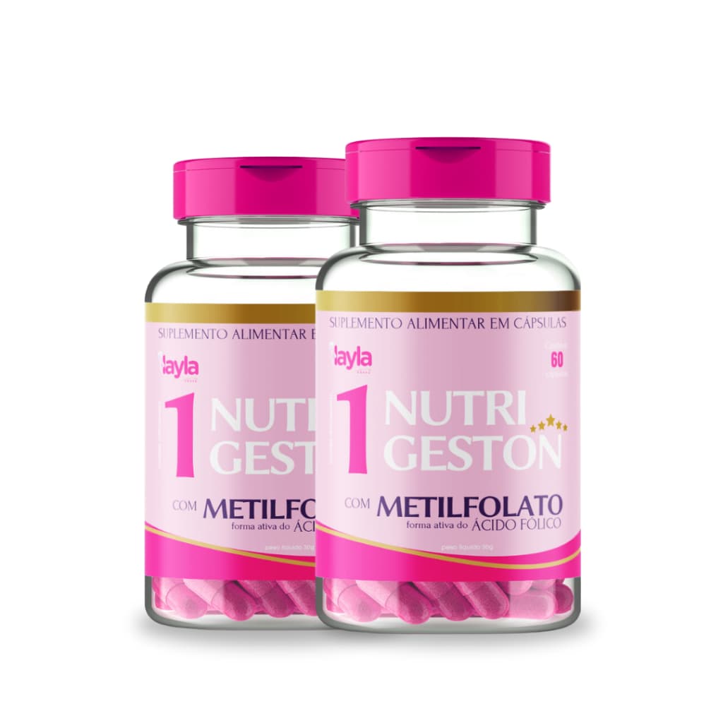 Nutrigeston 1 - Leve Para 2 Meses - Vitaminas para Engravidar