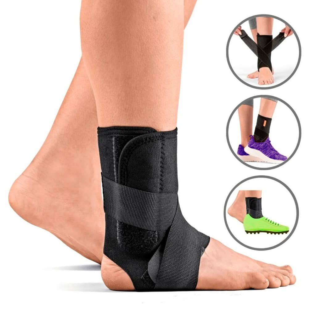 Tornozeleira Estabilizador De Tornozelo Com Tala Hidrolight Ambidestro