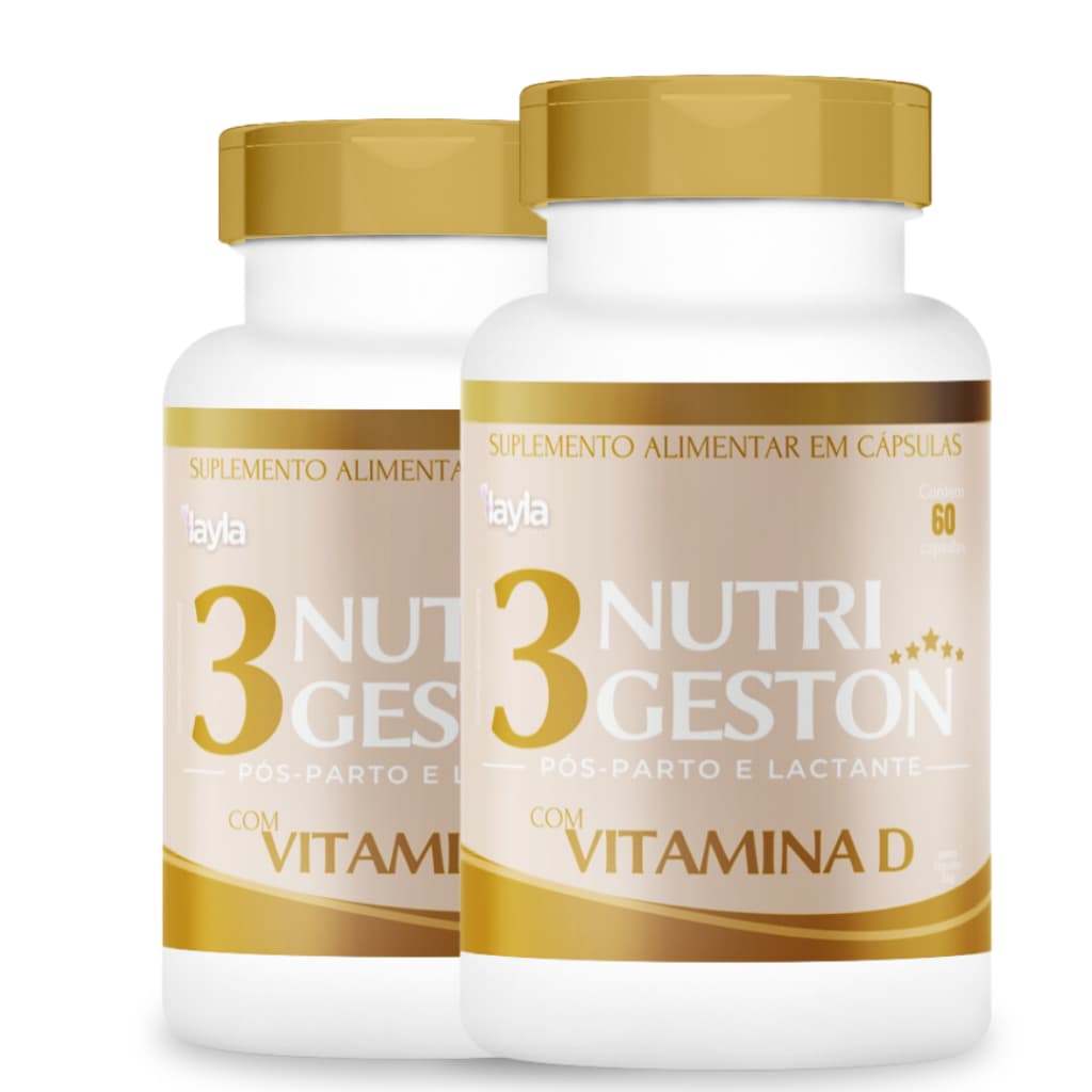Nutrigeston 3 - Leve Para 2 Mês - Vitaminas para Lactantes - Amamentação