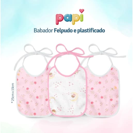 KIT BABADOR KARINHO FLANELADO E PLASTIFICADO