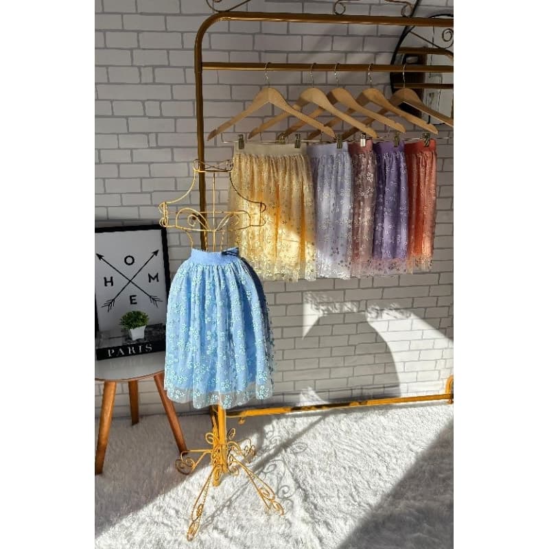 Saia de tule infantil