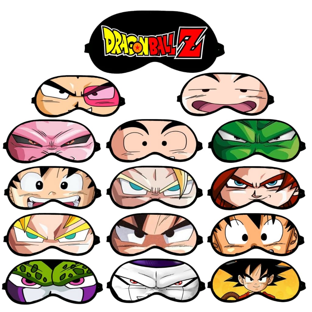 MASCARA DE DORMIR OU TAPA OLHOS DRAGON BALL - GOKU