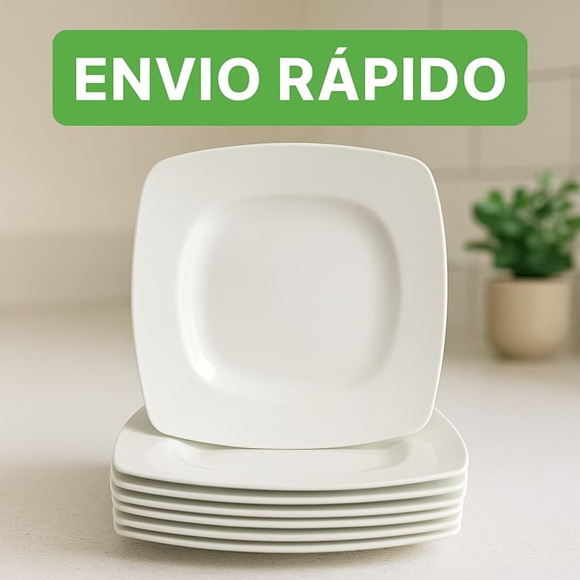 Kit 5 a 50 Pratos de SOBREMESA Quadrados Plástico festas aniversários aperitivos Natal doces lanche