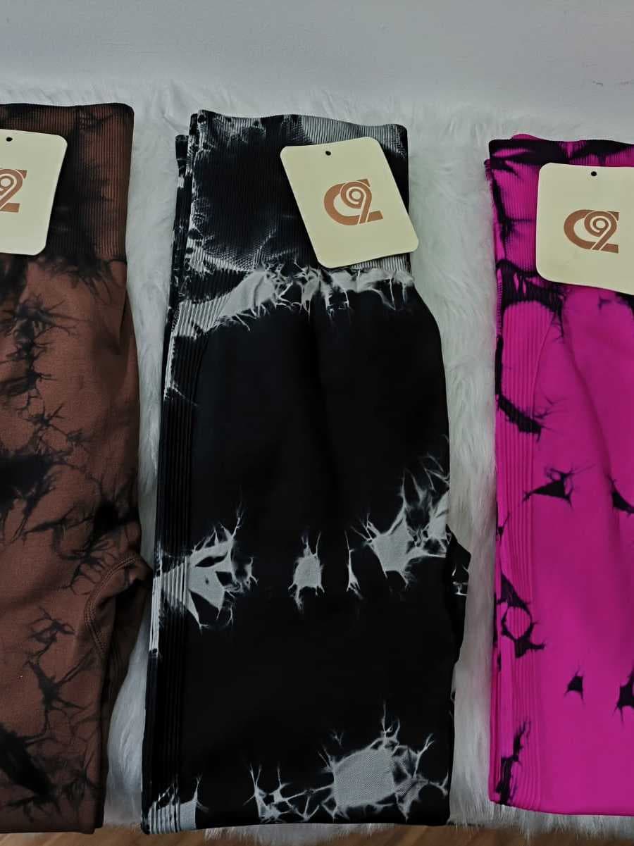 Calça Legging Marmorizada Rajada Fitness Academia Levanta Bumbum-cod:B10-1