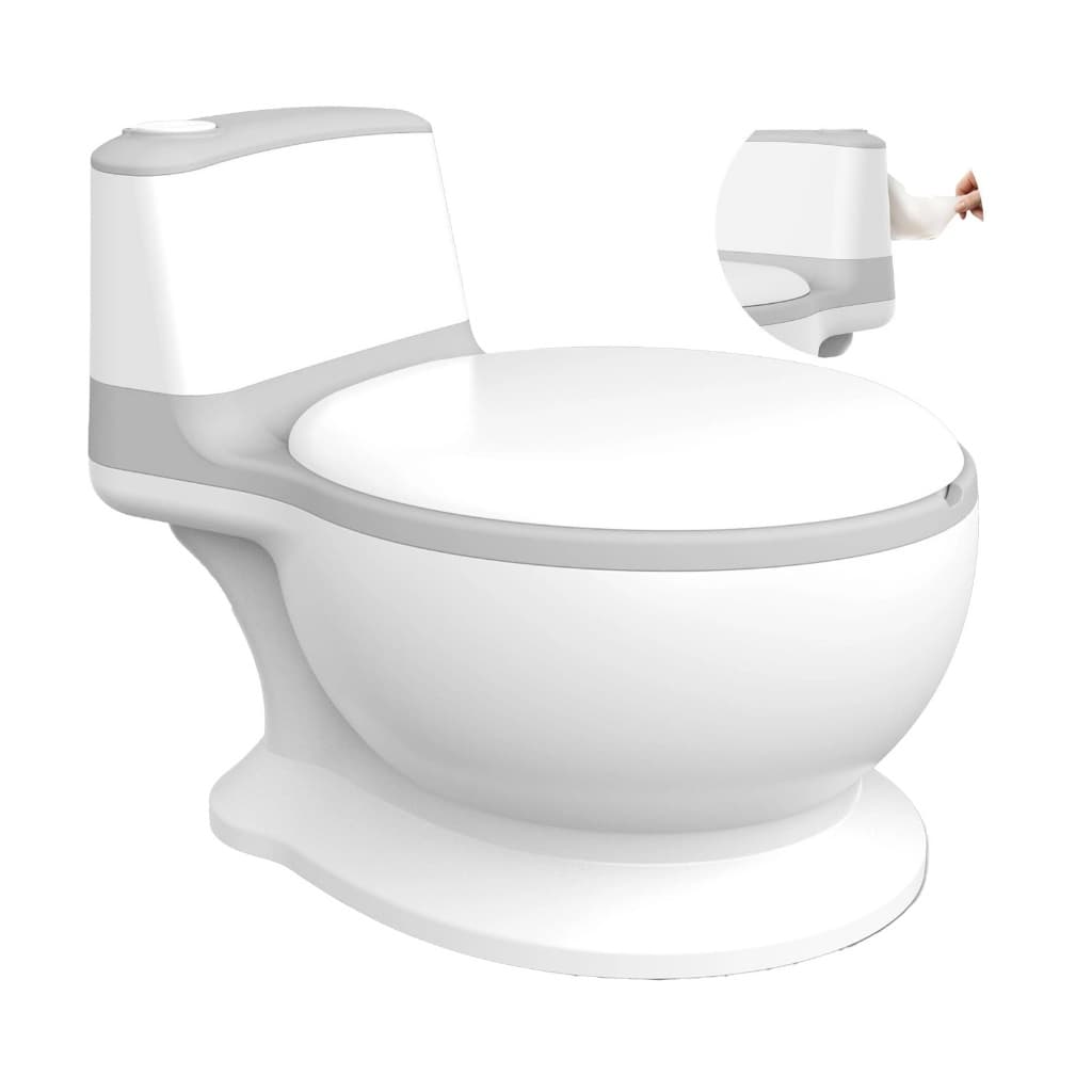 Troninho Privadinha Assento Redutor Pinico Infantil Para Desfralde Cor Cinza Bambinelli