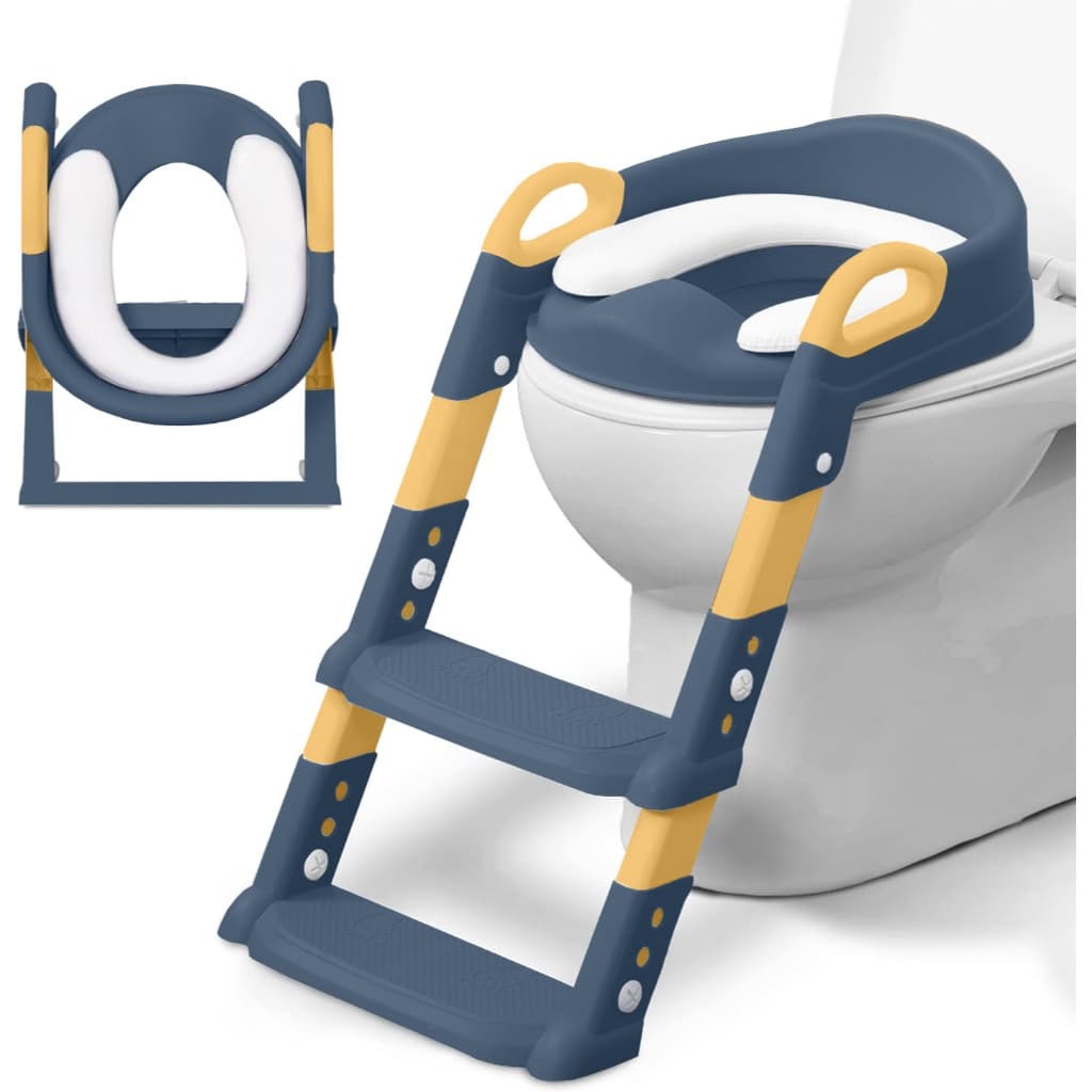 Assento Redutor Infantil com Escada Portátil para Vaso Sanitário Bambinelli