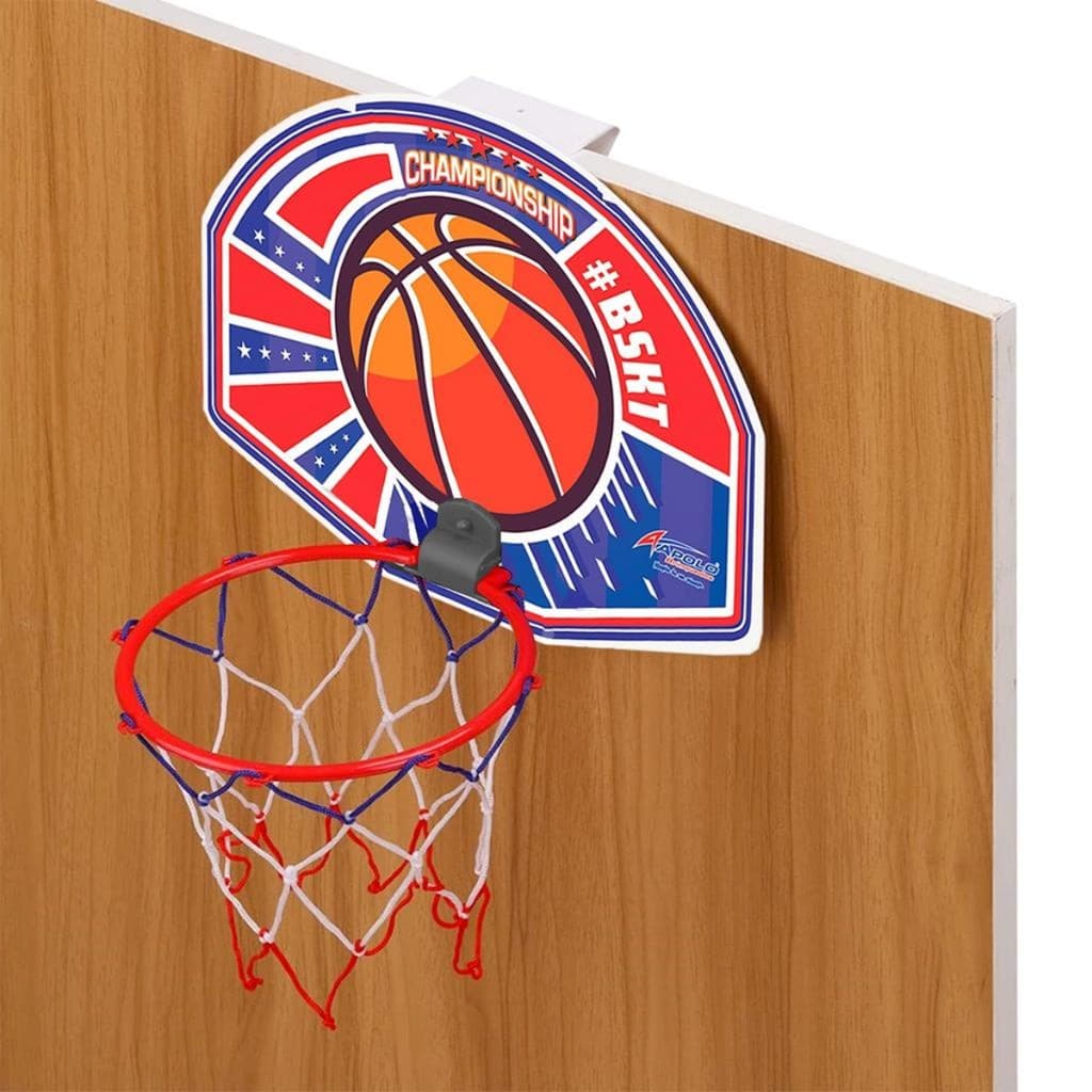 Tabela De Basquete Cesta Com Bola Infantil NBA Basketball Estrutura Resistente Para Uso Recreativo