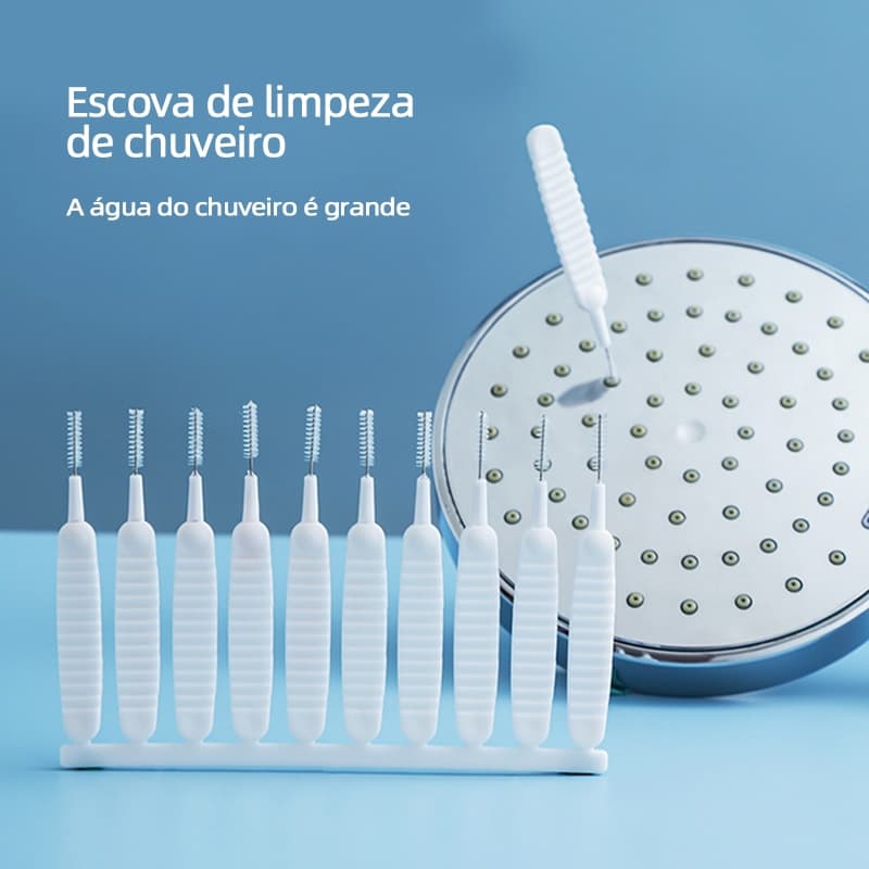Kit 30 Escova Desentope Chuveiro Mini Limpador Celular Multifuncional