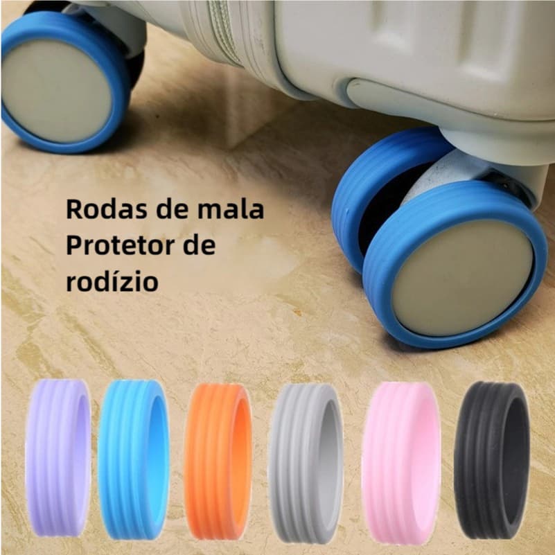 8 Capa-Protetora-De-Roda-De-Bagagem-Com-Amortecimento-De-Ruído-design-Protetor-De-Rodízio-Silenciosa-De-silicone-Colorid