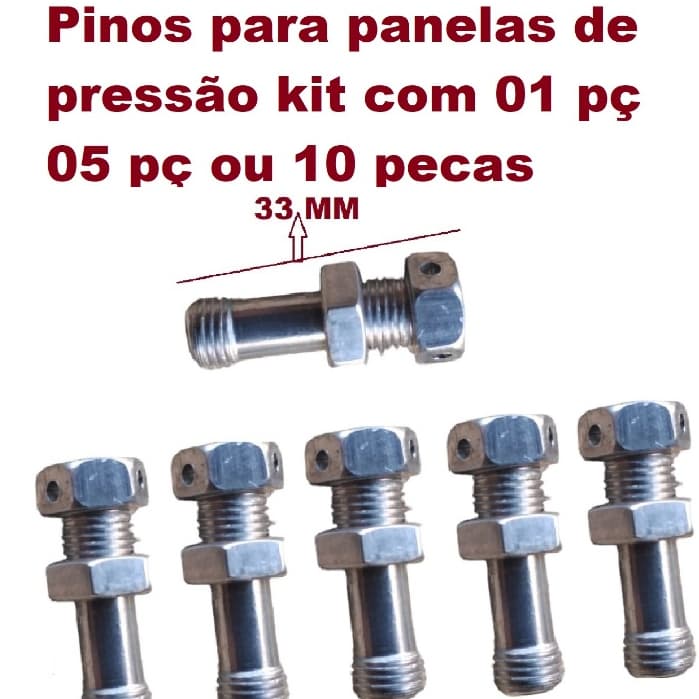 Pino Universal ou parafusos Da tampa de Panela de Pressão Kit com 01 / 05 ou 10 peças