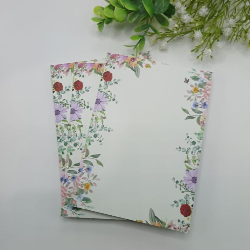 Bloco de notas anotações estampado A6 (não é adesivo)