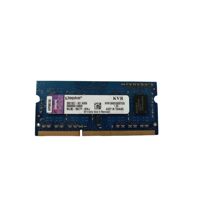 MEMORIA NOTEBOOK DDR3 2GB 1066mhz