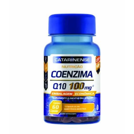 Coenzima Q10 100mg Catarinense Nutrição 60 cápsulas