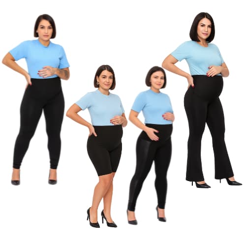 Roupa Maternidade Calça Gestante Legging Sustenta Barriga