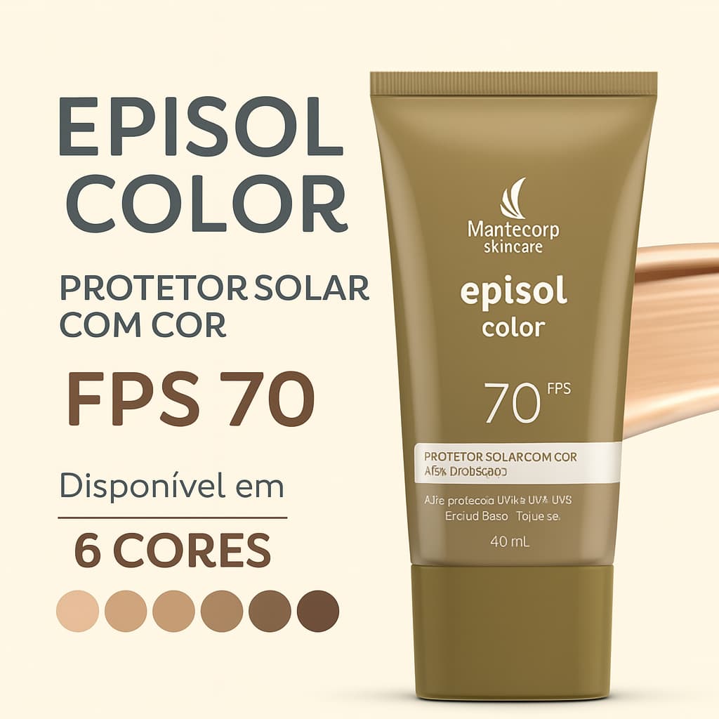 Episol FPS 70 com 40g – Protetor Solar Facial Diário