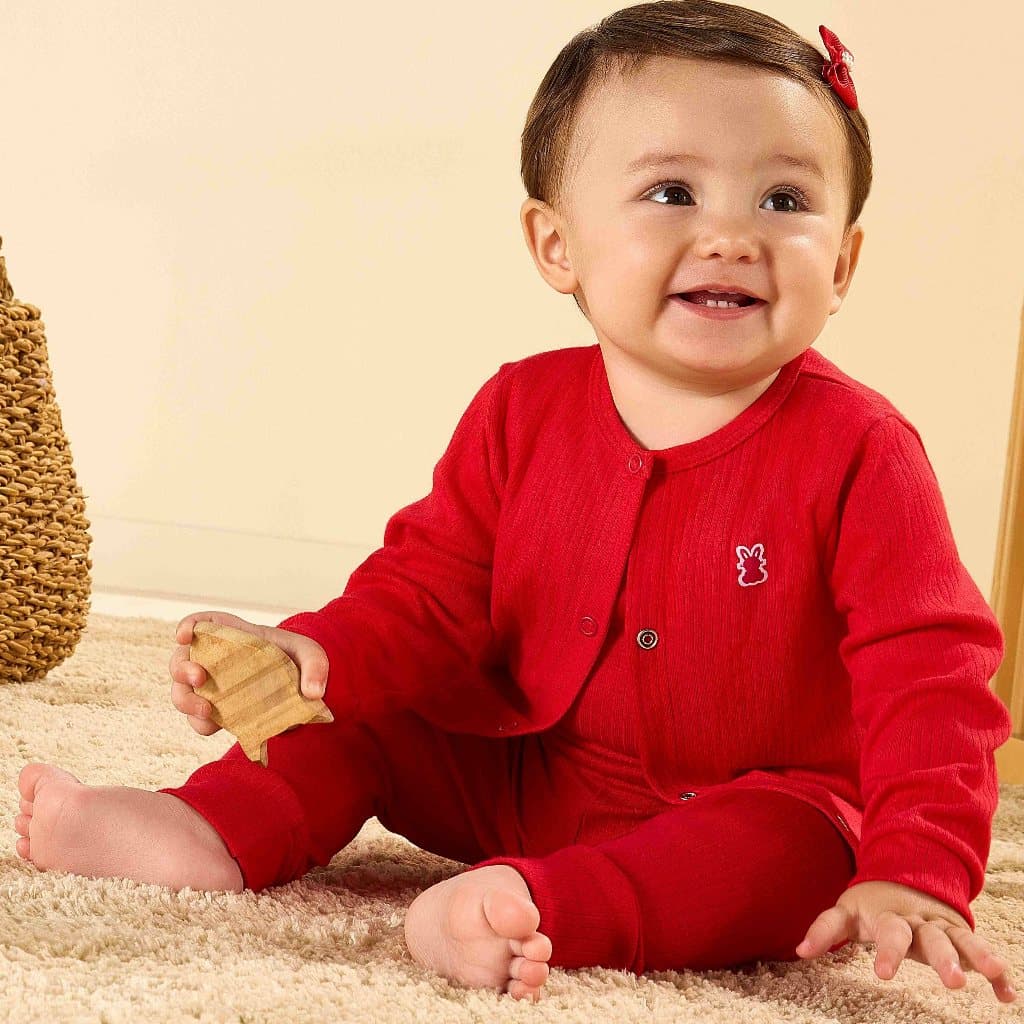 Casaquinho Cardigan infantil  Bebê,  Várias cores Lisas unissex, RN ao G, Kiko baby