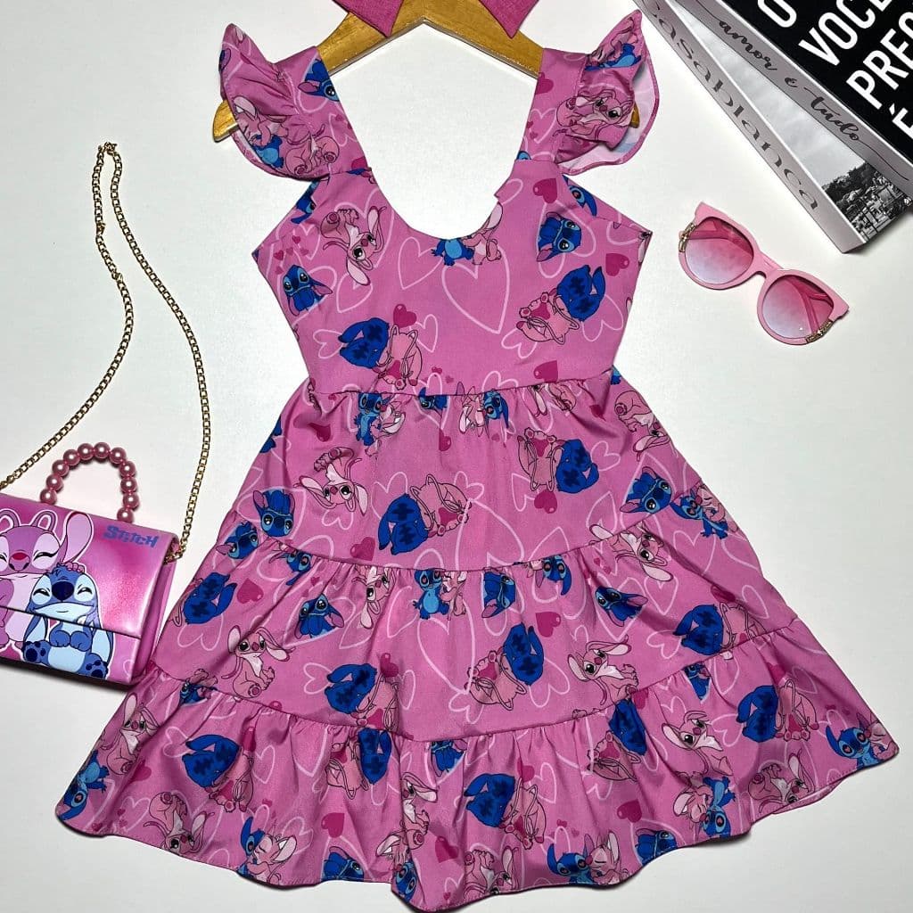 Vestido Infantil Menina Festas Premium Soltinho Confortável Verão Floral