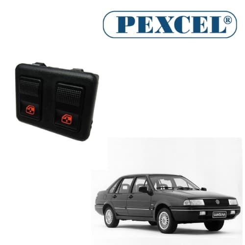 Interruptor de vidro elétrico Santana Duplo-Dianteiro Esquerdo