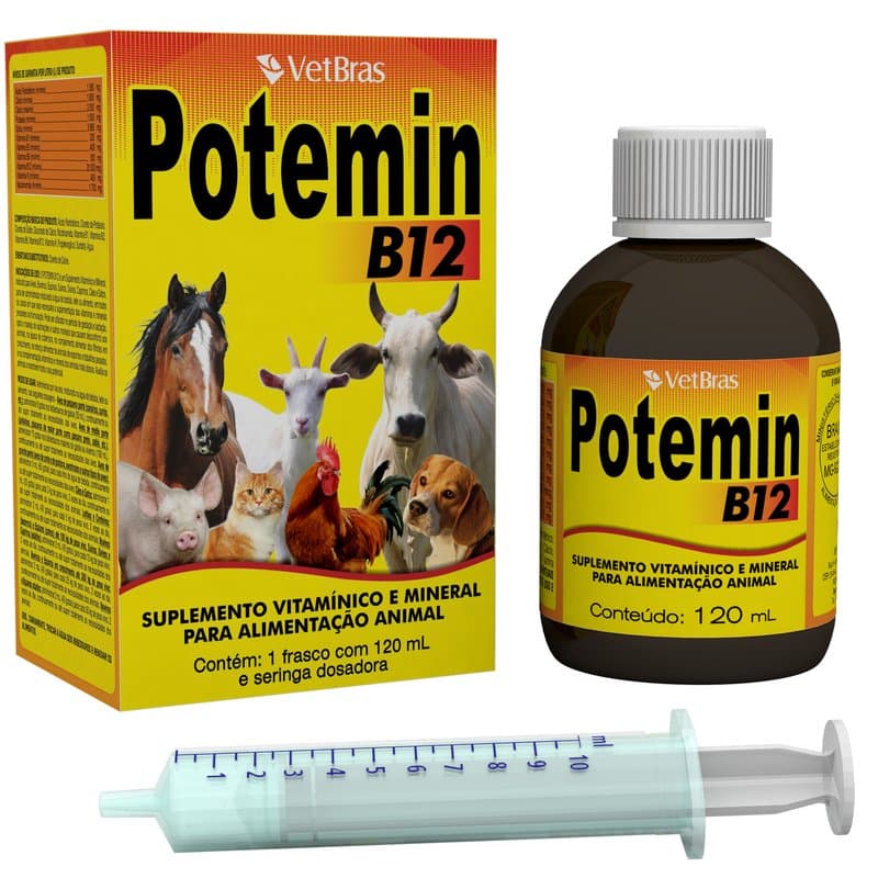 Potemin B12 120 Ml - USO VET