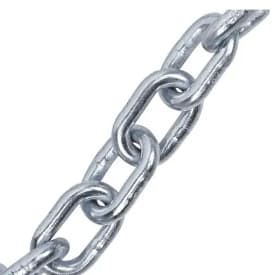 Corrente Zincada Soldada 4mm (5/32) 1m/ 1,5m/ 2m/ 2,5m/3m/4m/5m Galvanizada