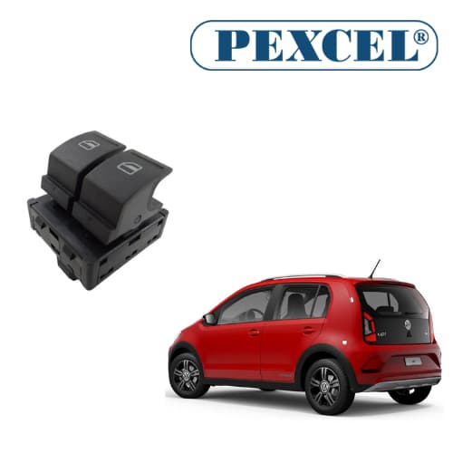 Interruptor de vidro elétrico Up Duplo- Dianteiro Esquerdo