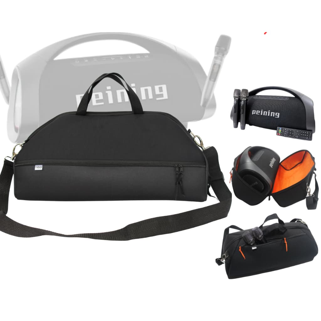 Capa Case Bolsa  Para Caixa De Som Peining X73 - Bag C/ Bolso P/ 2-mic - Impermeàvel Anti Impacto