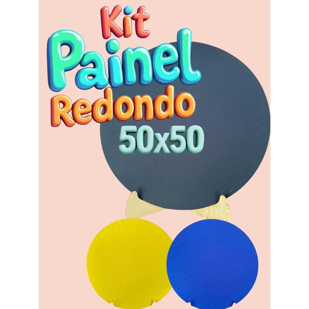 Kit Capa para PAINEL REDONDO 50x50 cm (2 ou 3 capas)
