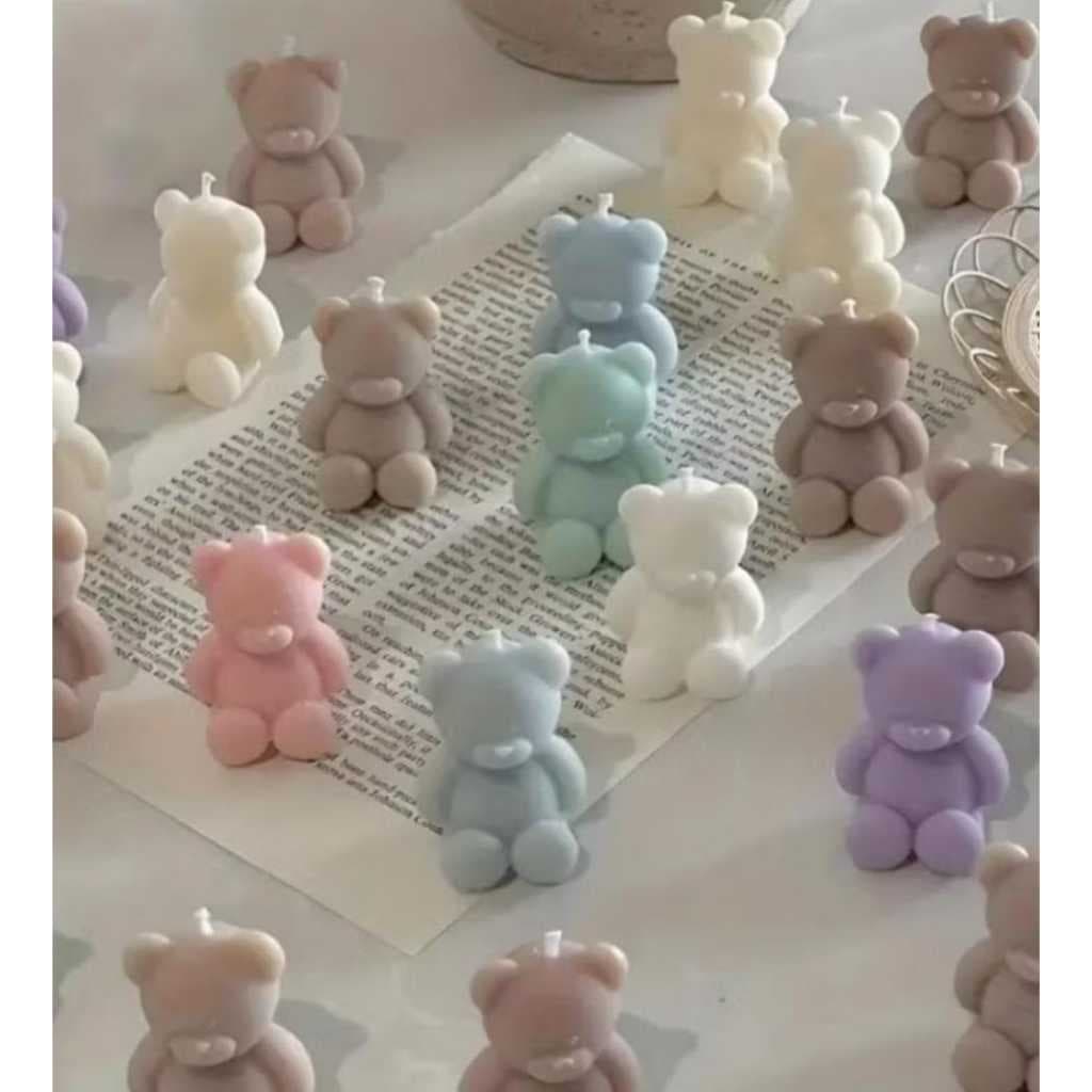 kit mini ursinho de velinhas Premium ideal para Lembrancinhas |Aniversário |chás |bem vindo kit10/30