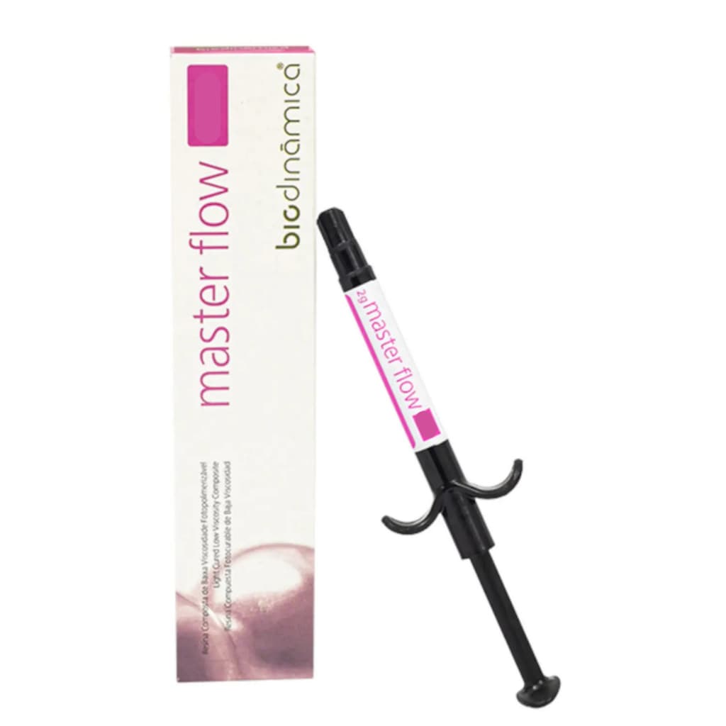 Resina Master Flow Biodinâmica 2g – Fluidez e Resistência para Restaurações Perfeitas