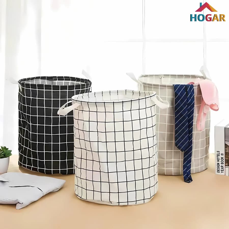 Cesto de Roupa Limpa e Suja Multiuso Organizador de Brinquedos Impermeável