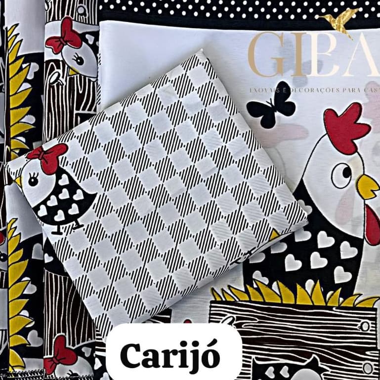 Kit De Cozinha 6 Peças (Jogo Americano - Estampado) - Casa Decoração - PREÇO DE FÁBRICA.