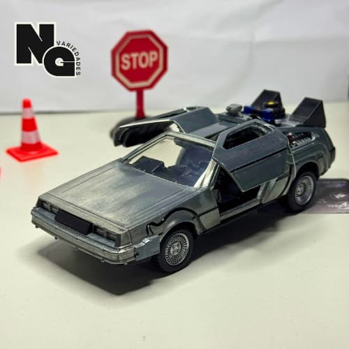 Miniatura Delorean De Volta Para O Futuro 1:32